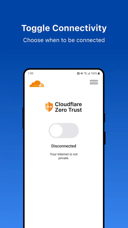 Скриншот интерфейса Cloudflare One Agent