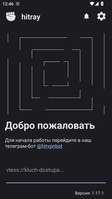 Скриншот интерфейса Hitray VPN